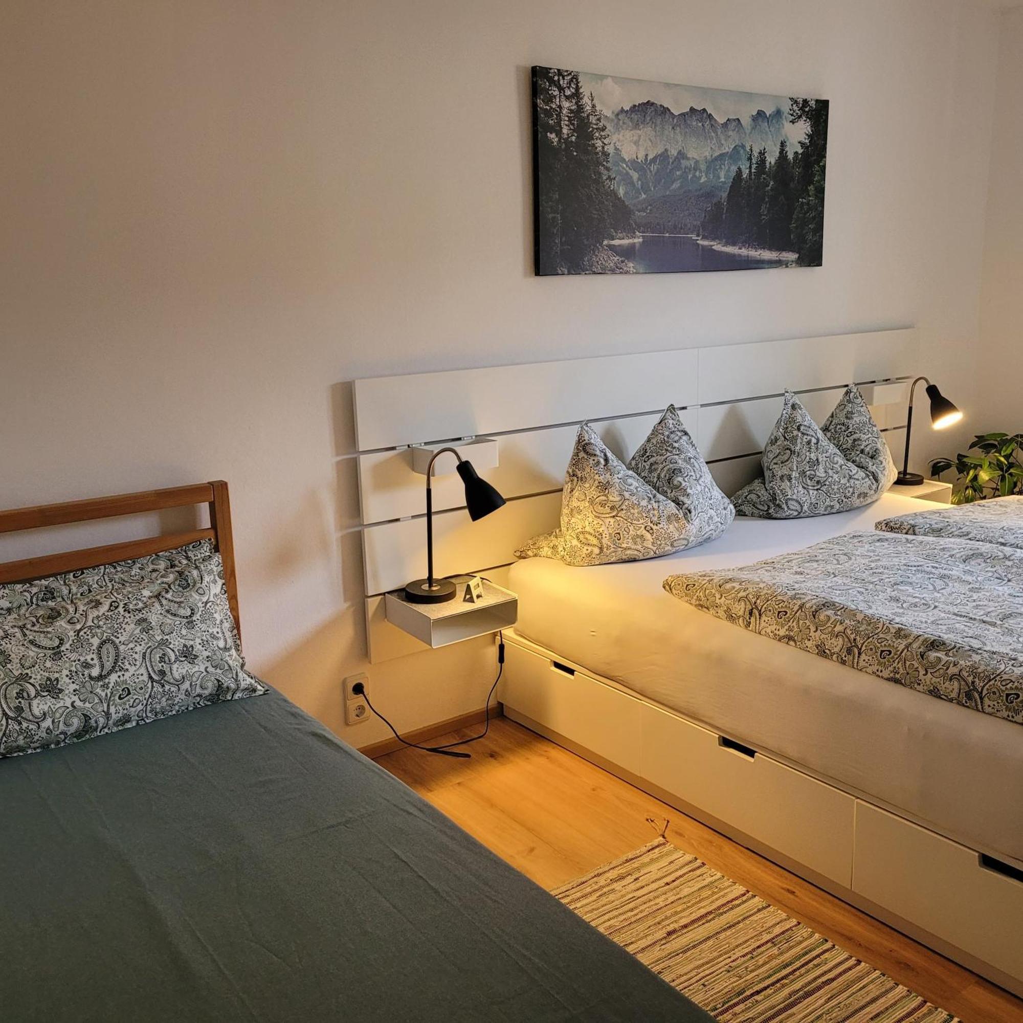 Ferienwohnung Hubert การ์มิช-พาร์เทนเคียร์เชน ภายนอก รูปภาพ